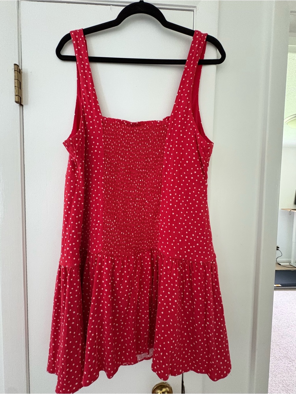 NWT size XXL Red and White Star Dot Sundress from Wild Fable - Picture 3 of 4